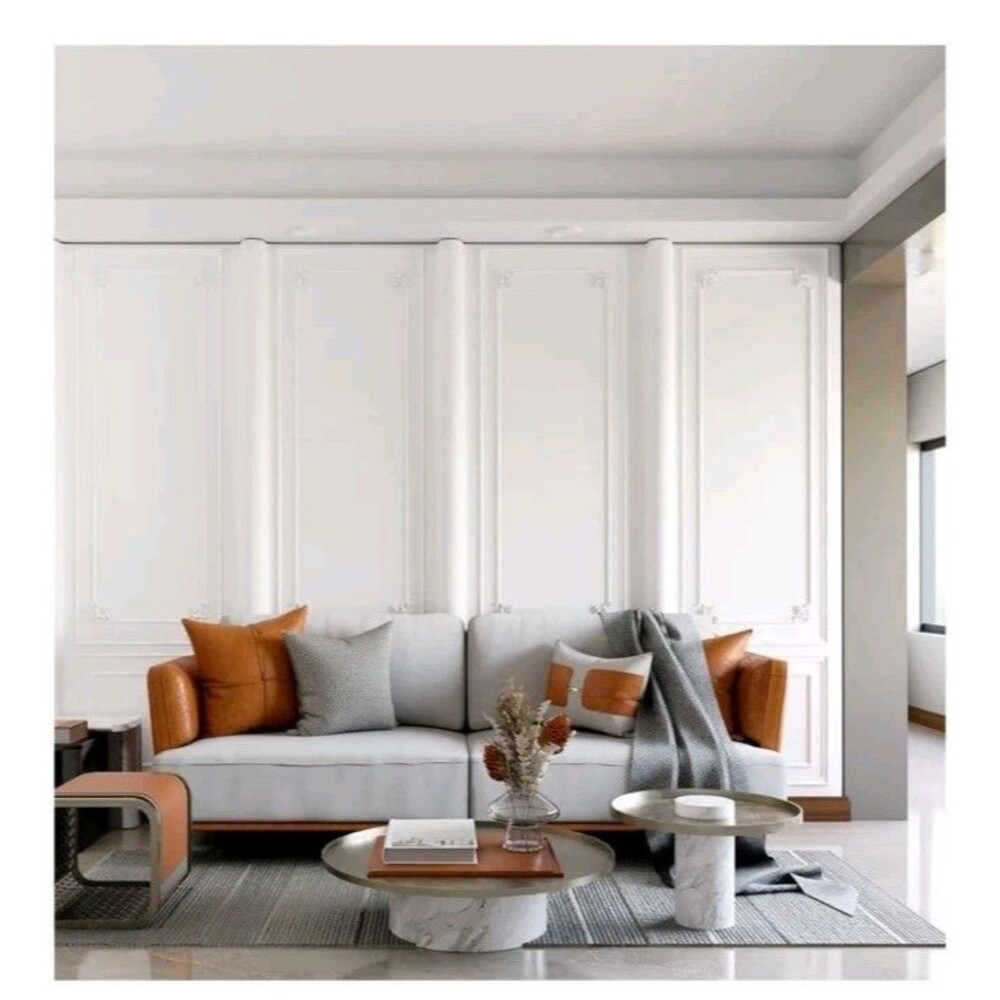 French Style Wall Molding Kit - 63" Wainscoting Accent Panel Ready to Assemble - Picture 7 of 9